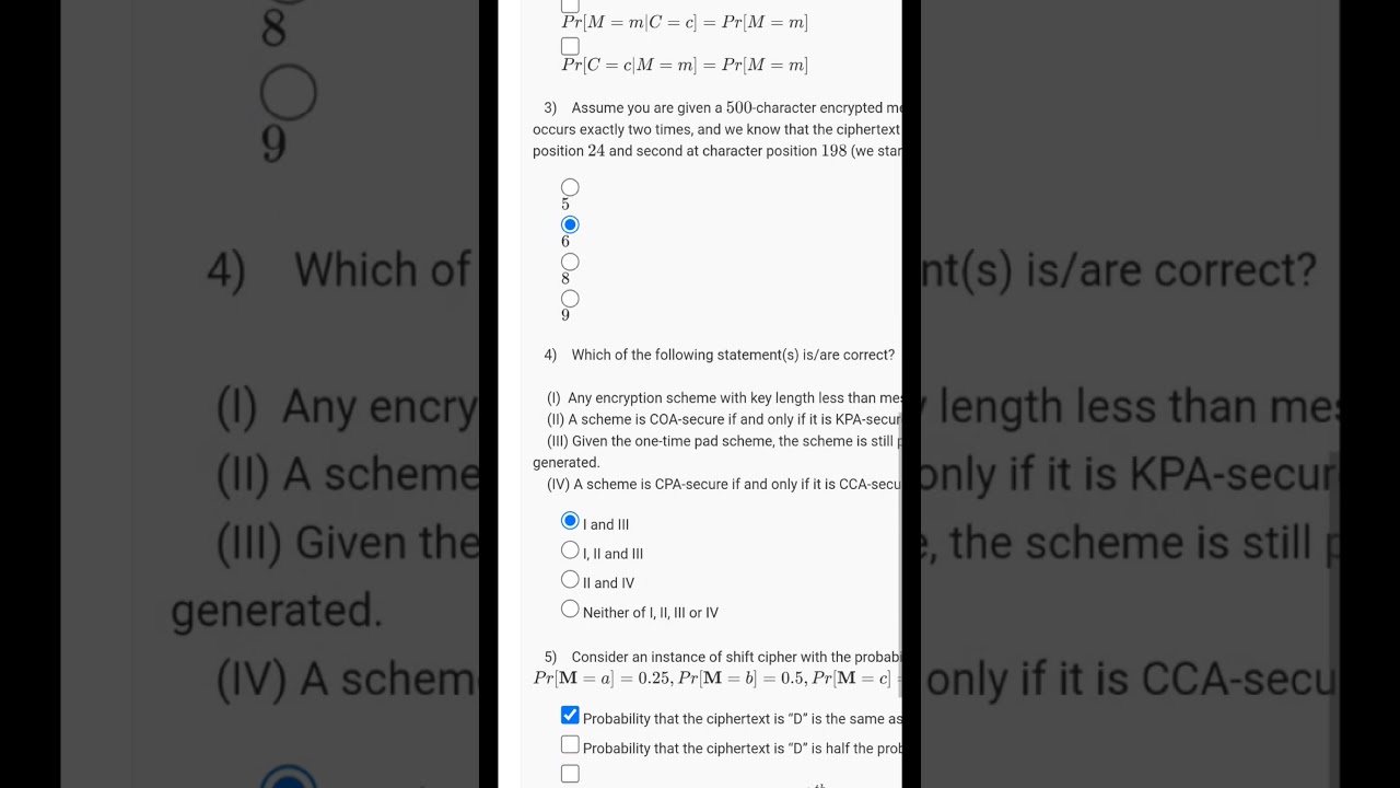 Crack the Week 1 Cryptography Quiz! | NPTEL & SWAYAM 2024 Solutions π