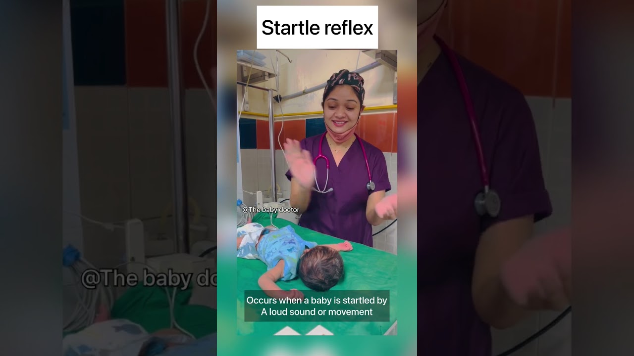 Newborn Startle Reflex (Moro’s Reflex) 👶