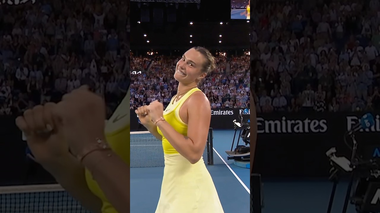 Aryna Sabalenka's Amazing Celebration at Australian Open 2025! 🎉