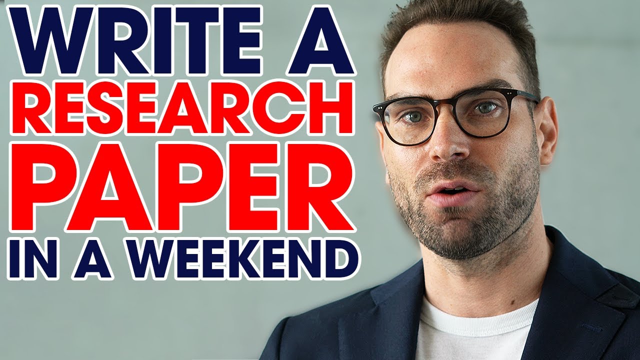 5 Write a Research Paper in a Weekend: 5 Easy Steps