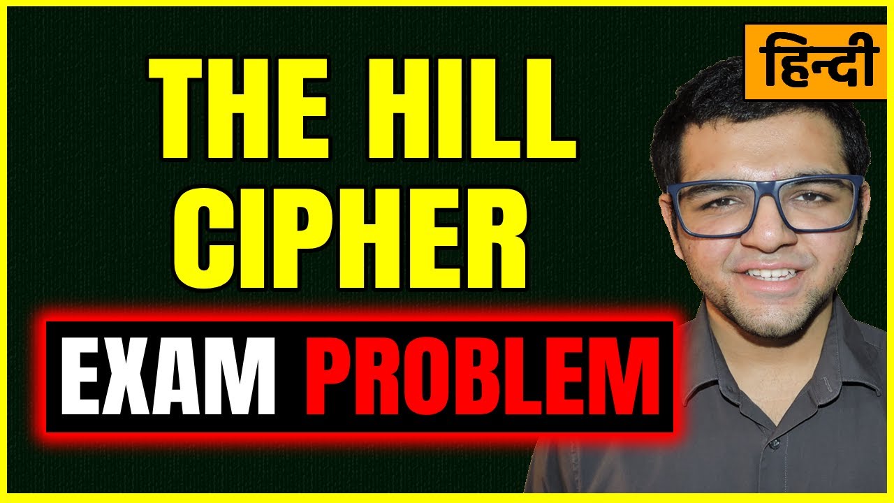 Hill Cipher in Cryptography π (Hindi Tutorial)