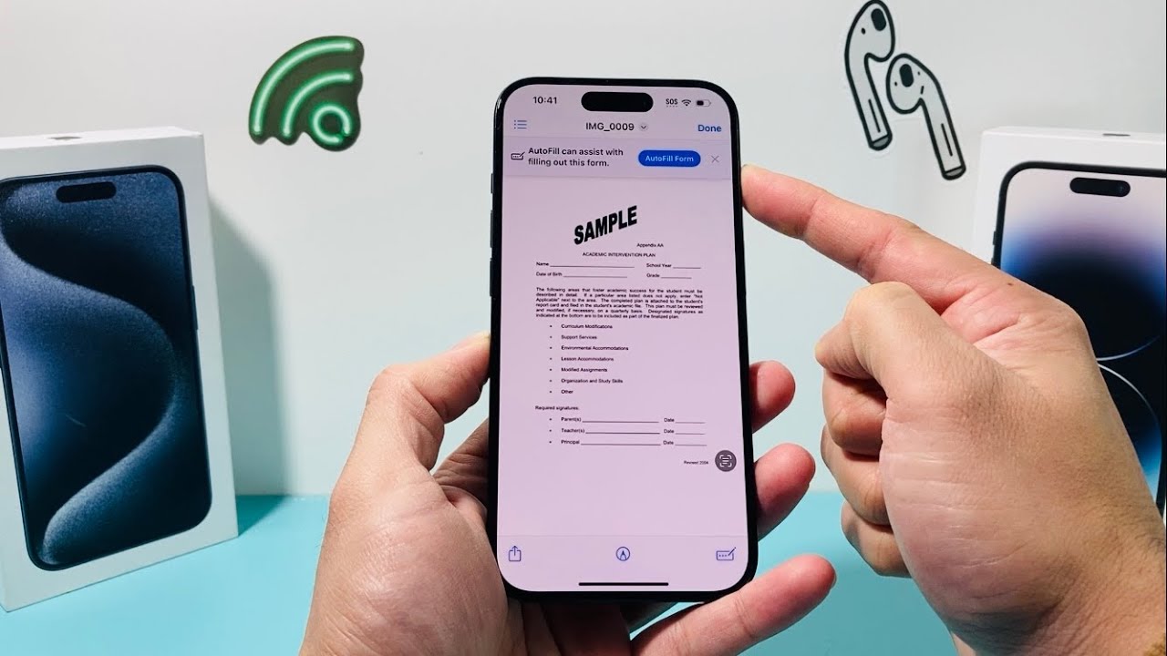 Easily Fill Out Forms on Your iPhone Without Apps 📝