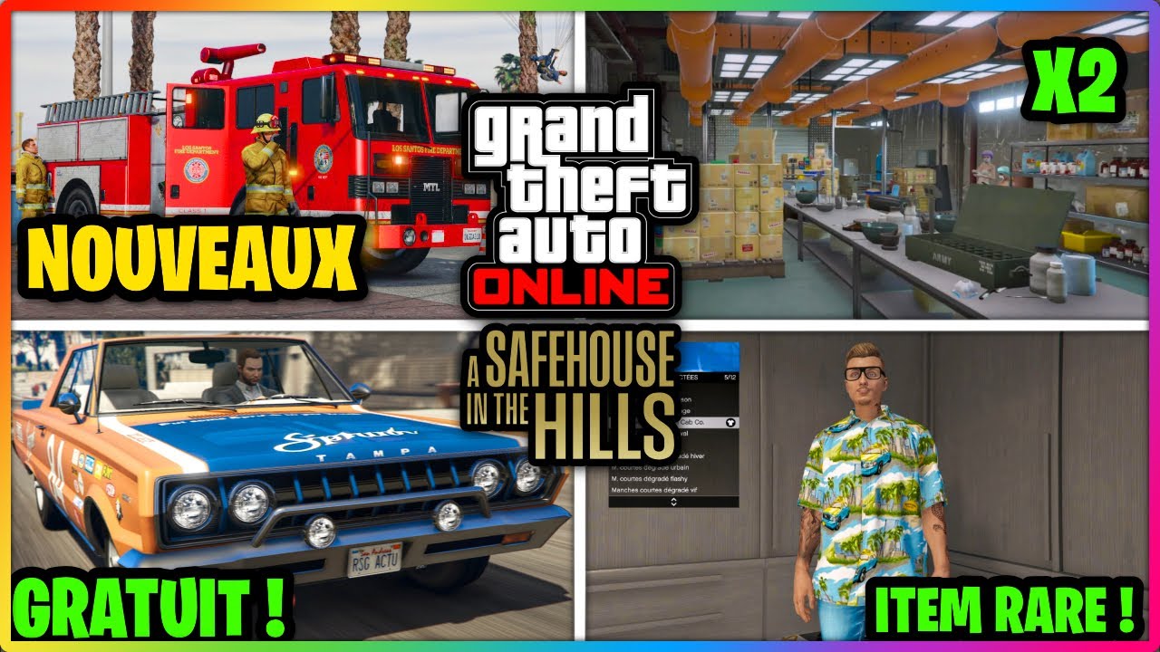 NOUVEAUX CONTENUS, PROMO DU 29/01 GTA5 ONLINE !!