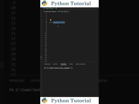 Creating Tuples In Python | Python Tutorial