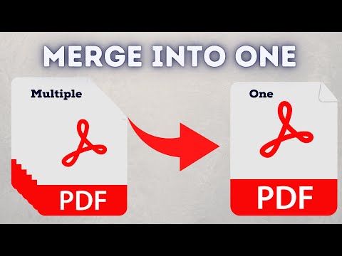 How To Combine Pdf Files Into One | Merge Multiple Pdf Files Into One Pdf File