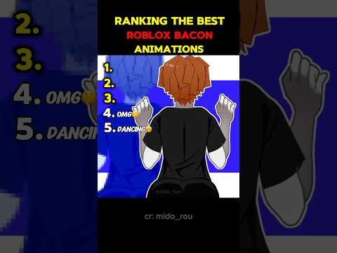 Ranking The Best Bacon Animations #robloxedit #robloxshorts #animation #meme #ranking #rank #edit