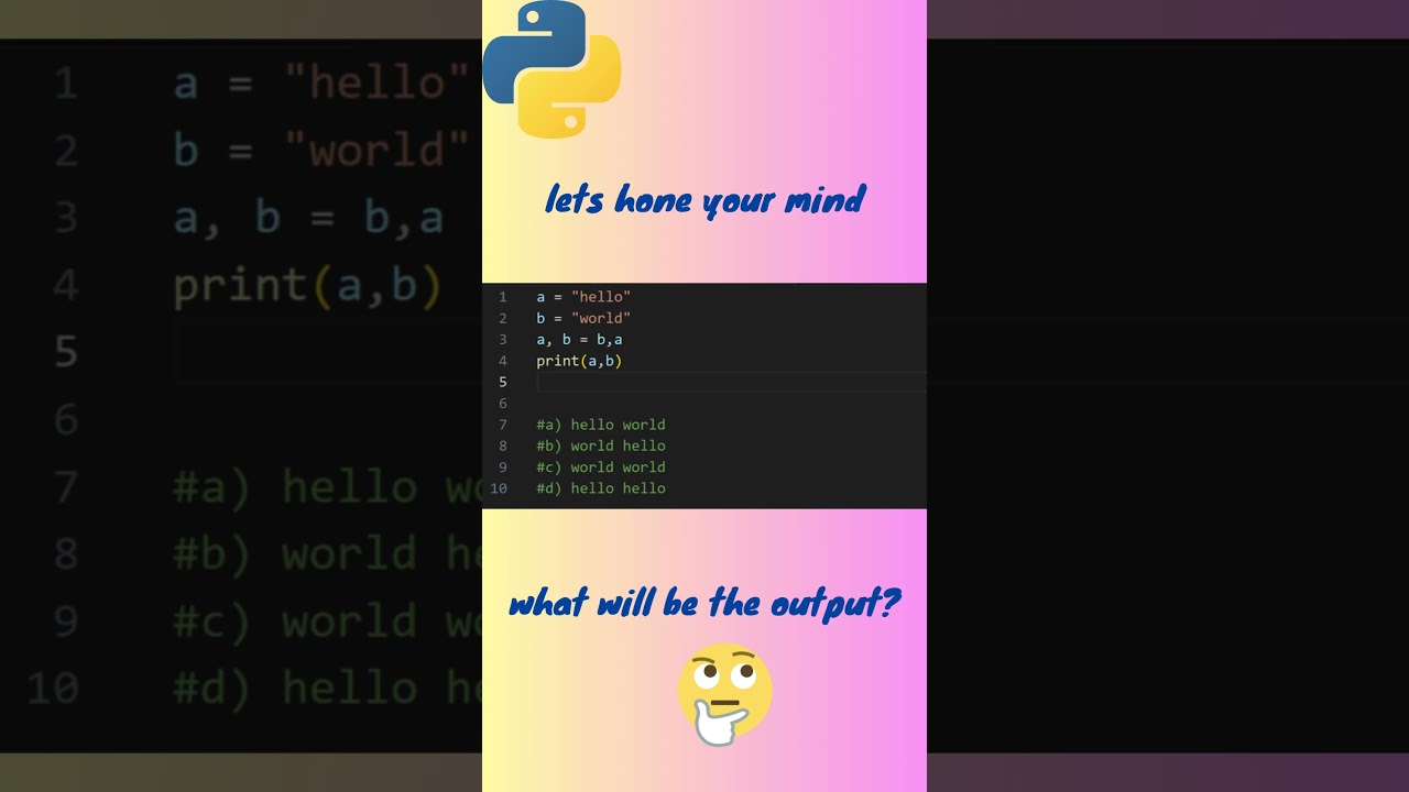 What is the Output? 🤔
