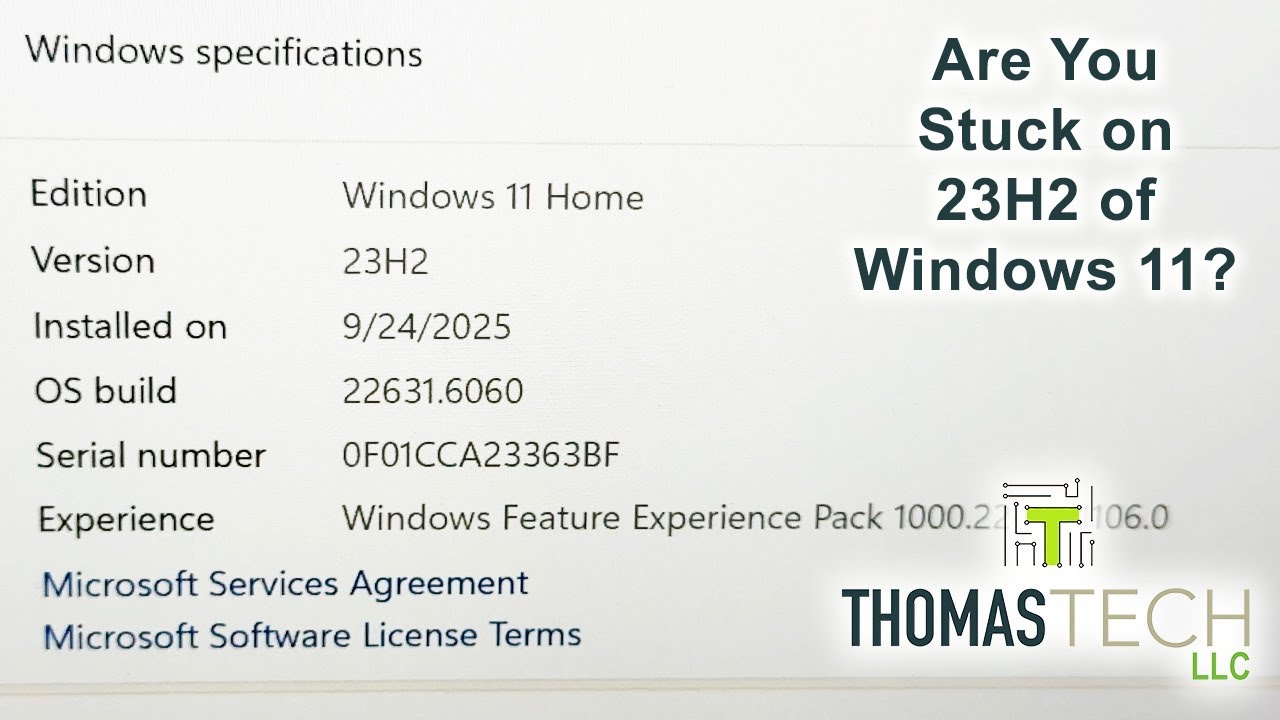 Windows 11 Stuck on 23H2?  Here's a Fix! #windows11 #windows #update #error #windows11updates