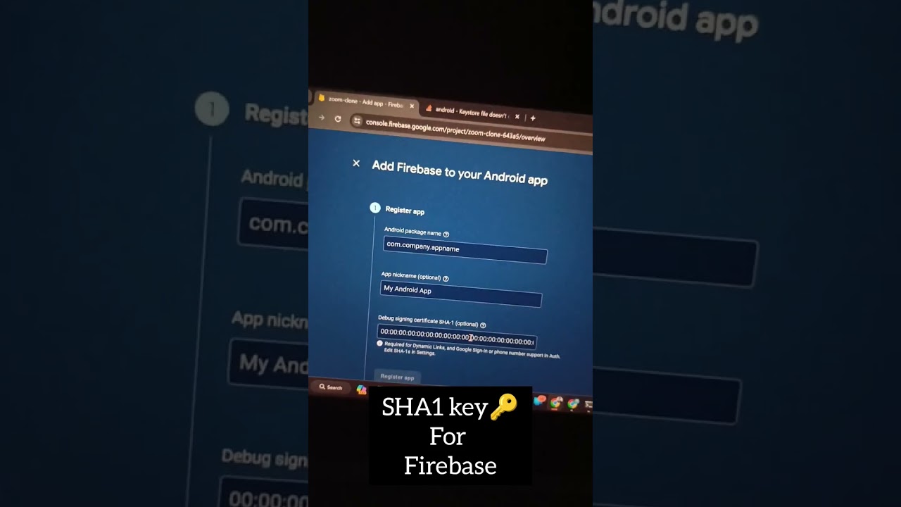 SHA1 How to Generate SHA1 Key for Firebase 🔑