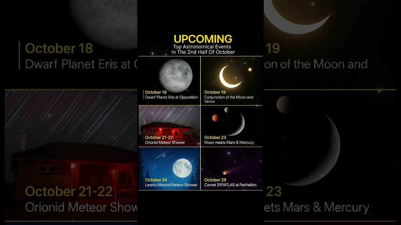 Top Astronomical Events in October 2025 🌙