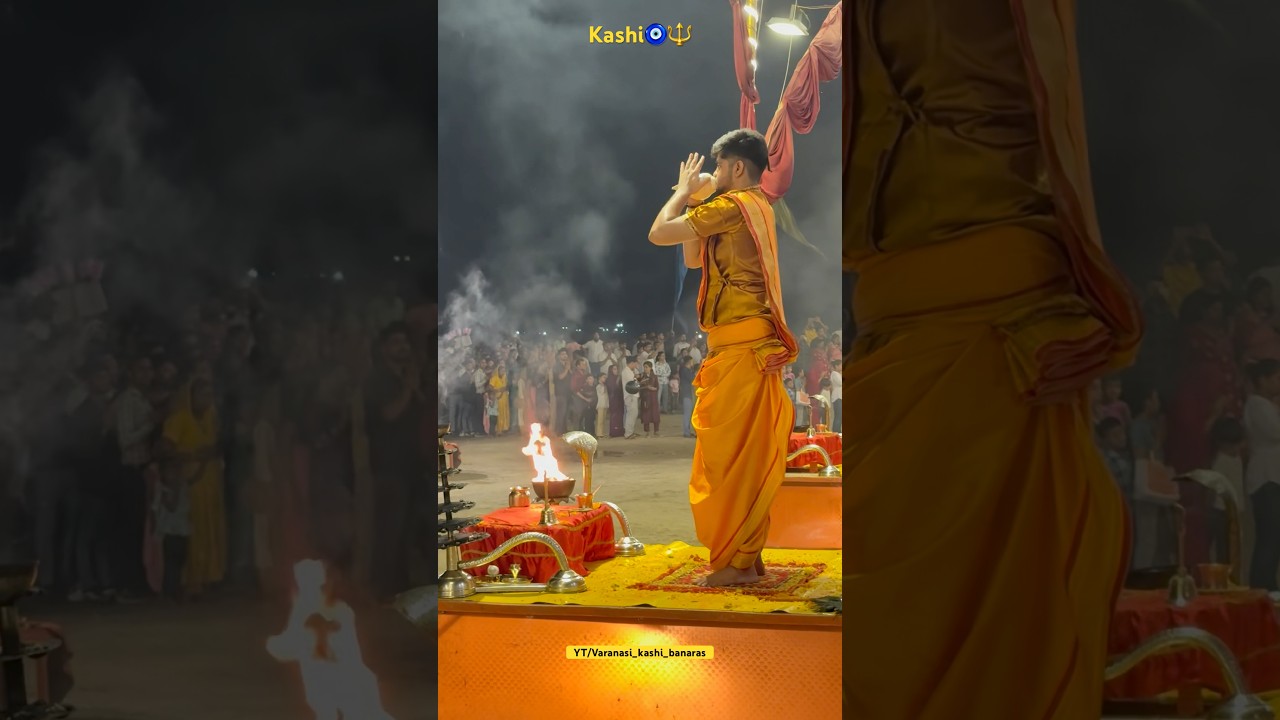 Ganga Aarti at Varanasi Ghats ✨