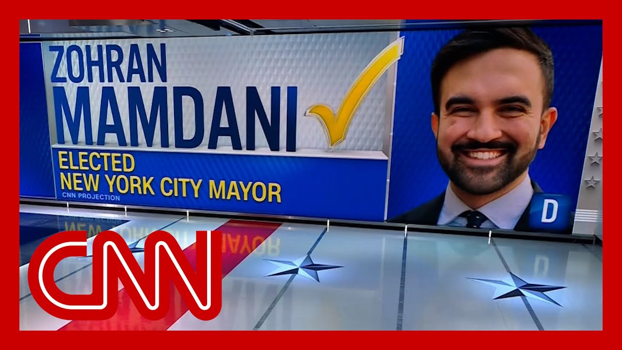 Zohran Mamdani Declared NYC Mayor by CNN Projections