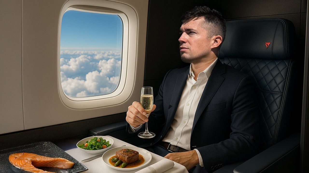 Delta One First Class: Detroit to Seoul ✈️