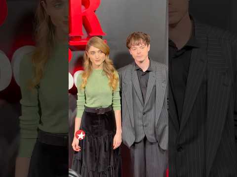 Natalia Dyer & Charlie Heaton arrive on STRANGER THINGS Opening Night Broadway Red Carpet!