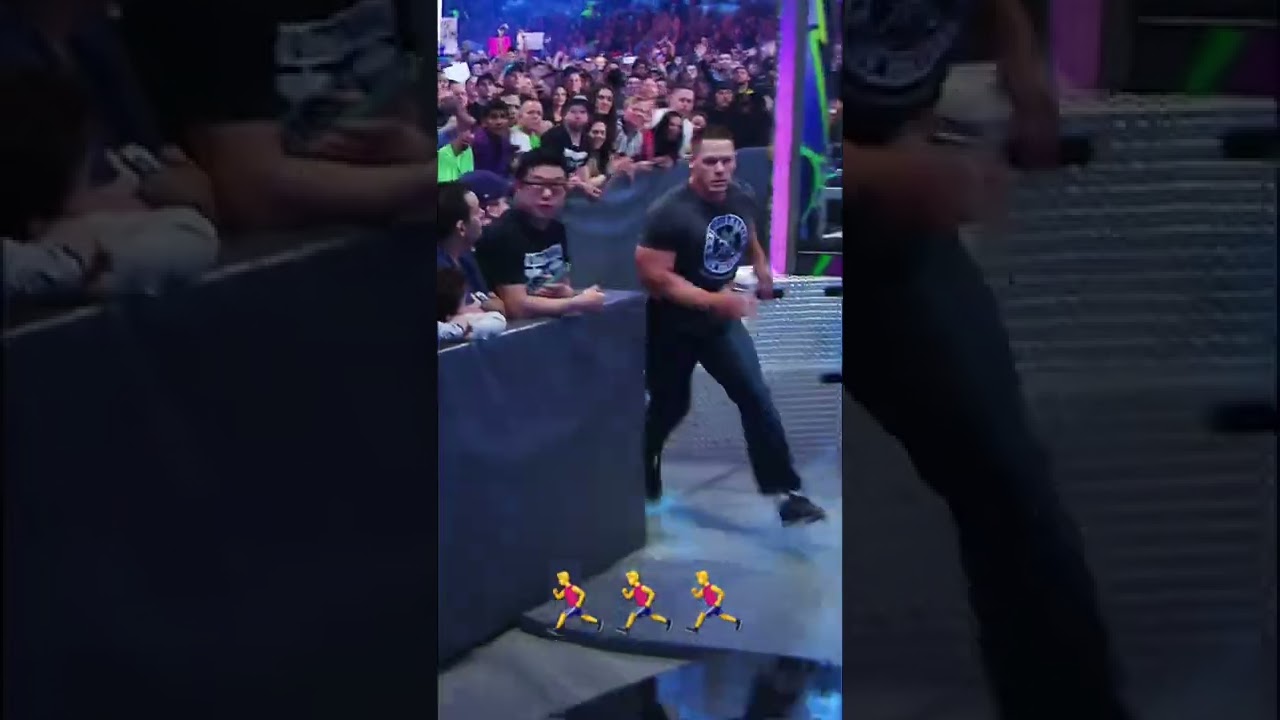 John Cena Dashes Backstage at WrestleMania 🏃♂️