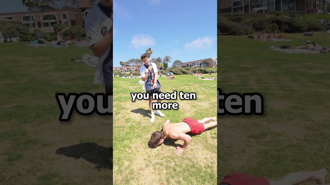 He Completes 100 Pushups Straight 💪