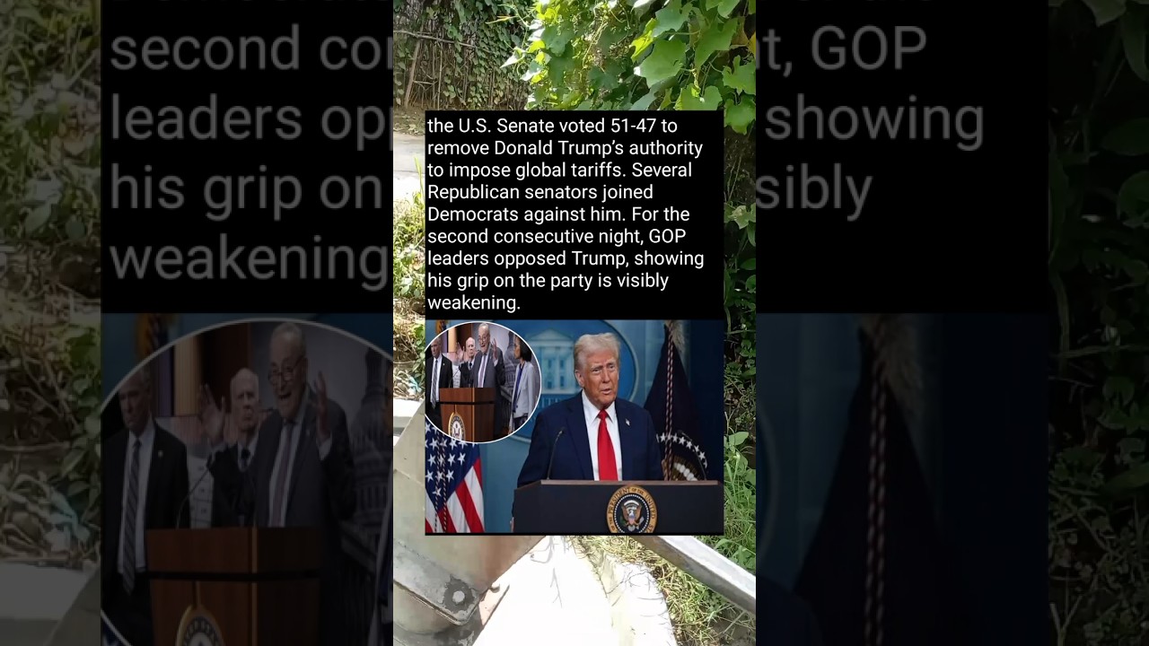 Senate Turns Against Trump: GOP Divided! 😱