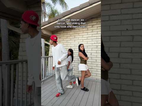 Guess Which Sibling is the Dancer 🤣 #dancing #siblings