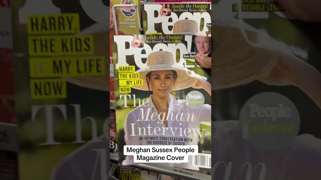 Meghan Sussex Graces People Magazine Cover ✨