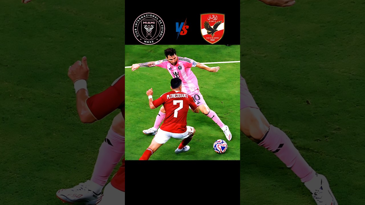 مراوغة تريزيجيه الخرافية ضد ميسي تذهل الجميع ⚽ في مباراة الأهلي وإنتر ميامي بكأس العالم للأندية