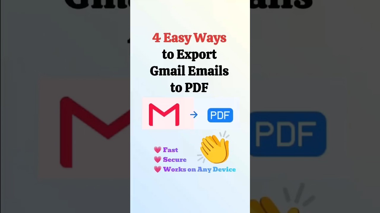 4 Simple Ways to Export Gmail Emails to PDF 📩