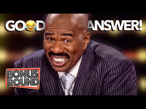 Steve Harvey Funniest EVER Answers & Moments On Family Feud