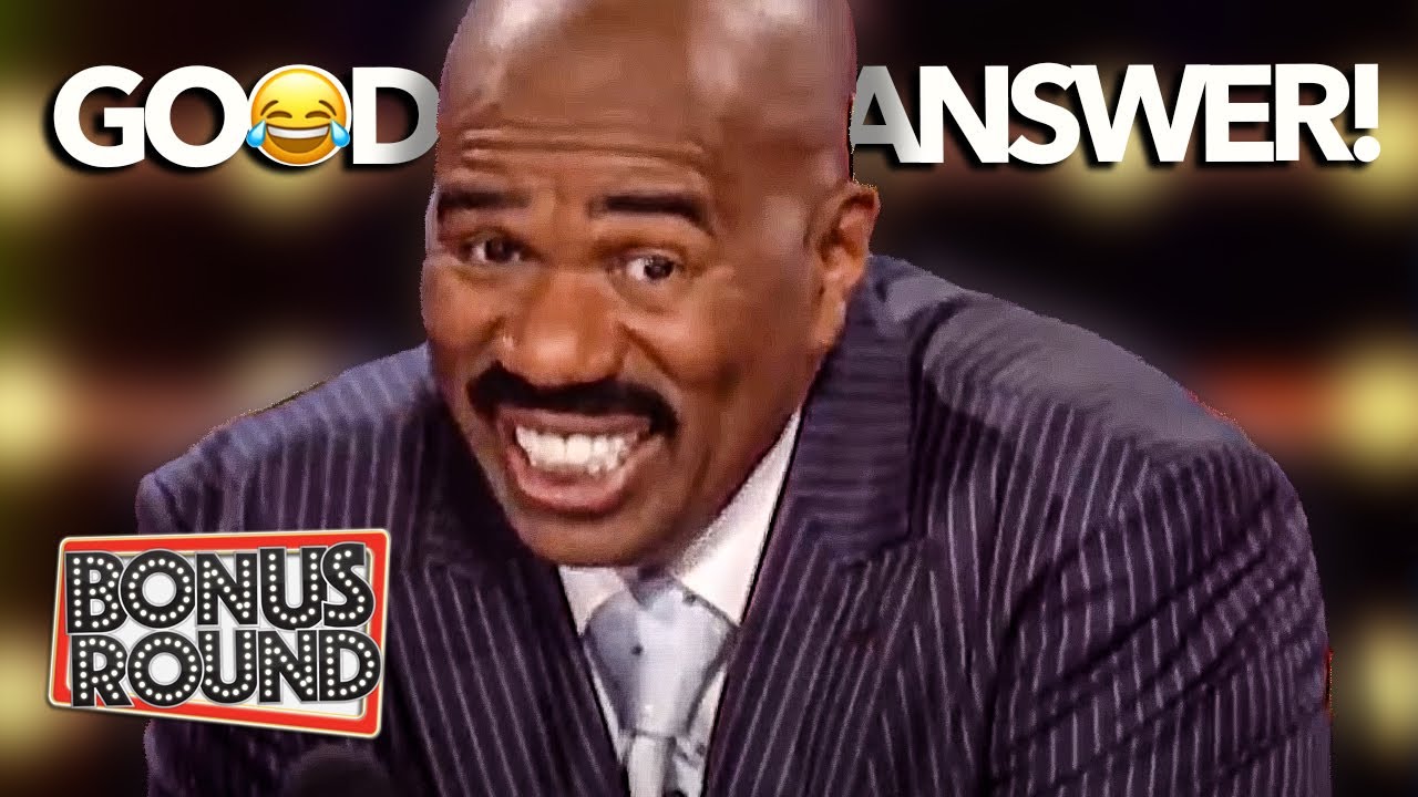 Hilarious Steve Harvey Moments & Best Answers on Family Feud 😂