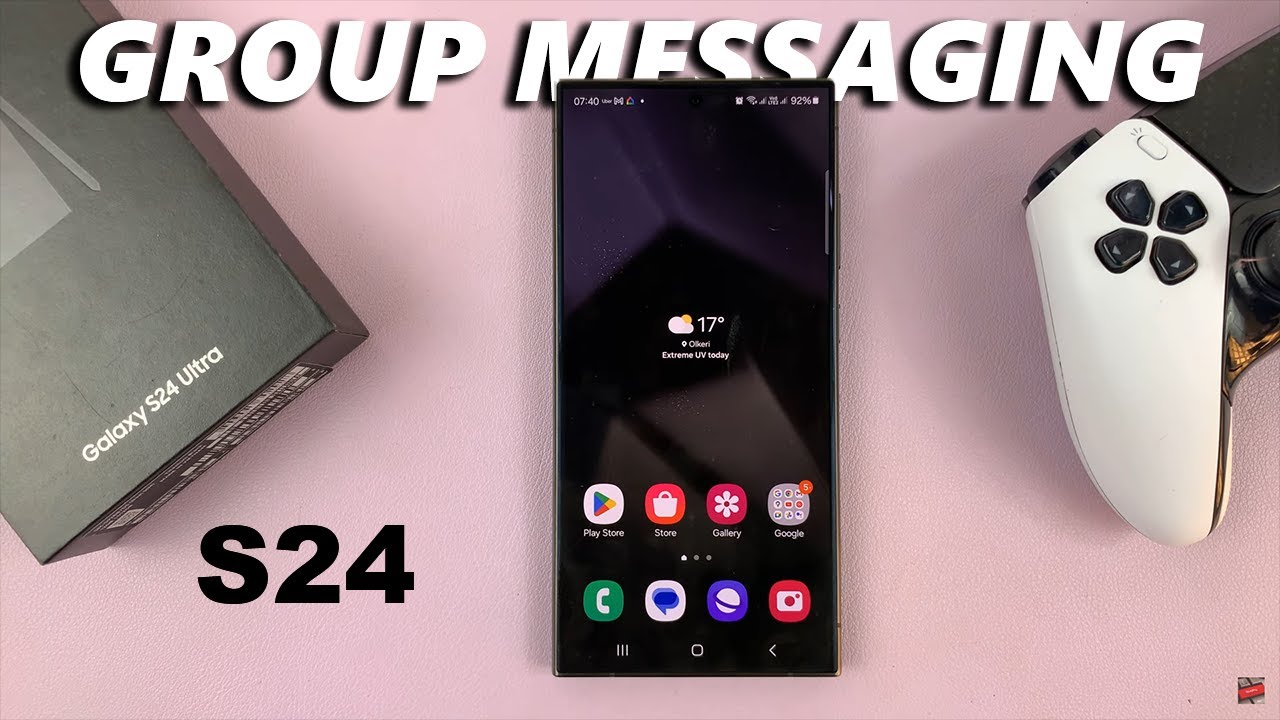 Send Group Messages on Samsung Galaxy S24 📱