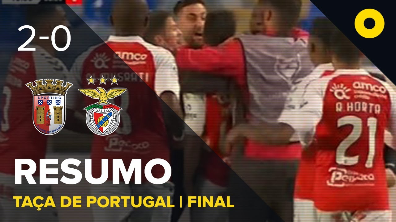 SC Braga Wins 2-0 Over Benfica in Taça de Portugal 🏆
