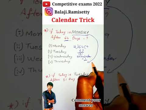 Calendar | Calendar Problem Tricks | Calendar Reasoning/Concept/Problems/Questions/Solutions