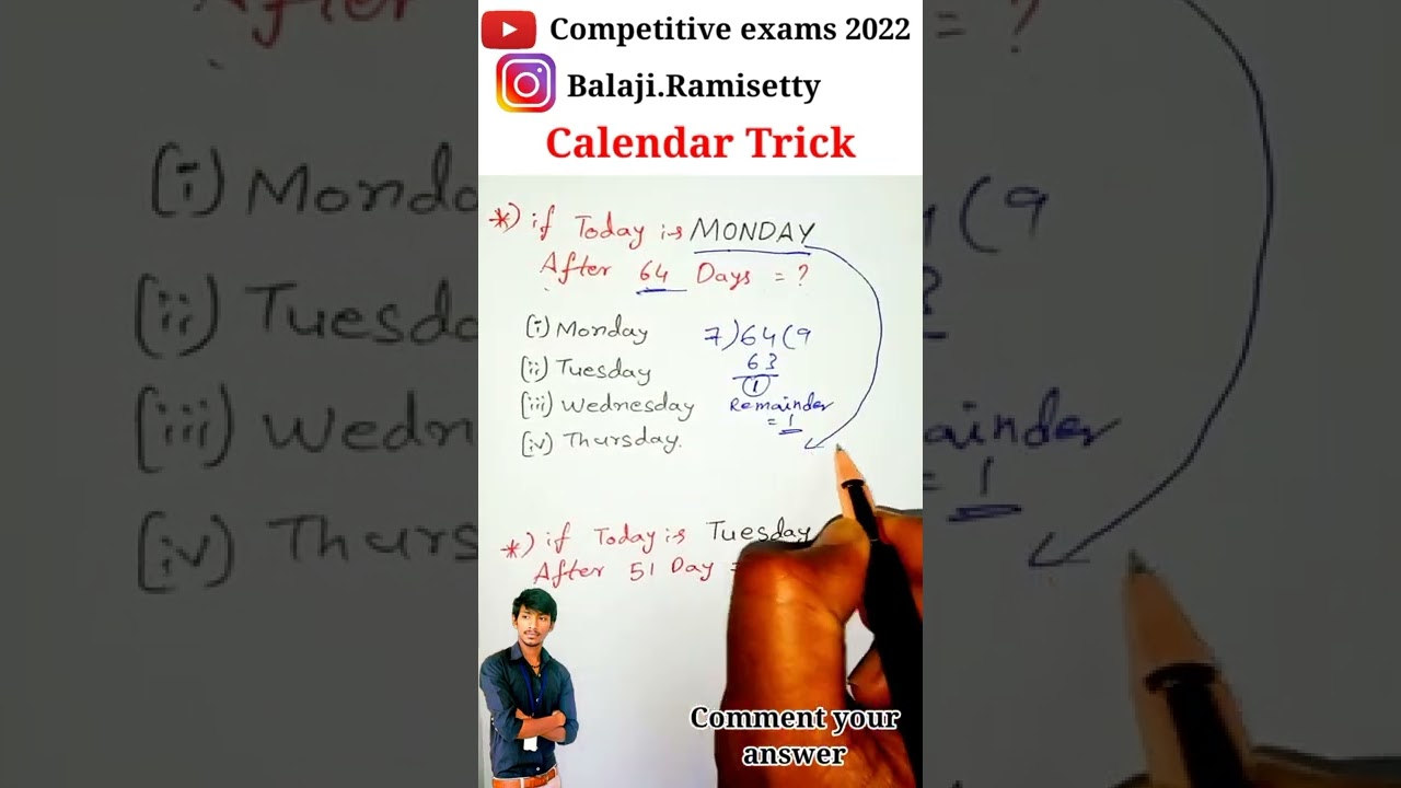 Master Calendar Problems: Tips, Tricks & Solutions for Competitive Exams 📅