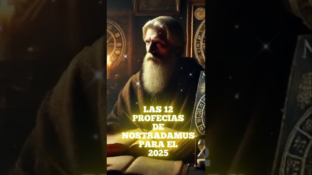 Las 12 profecías de Nostradamus para el 2025 Parte 1 #nostradamus #profecia #2025 #misterio #terror