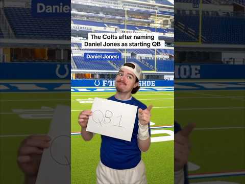 The Colts after naming Daniel Jones as starting QB😂🏈