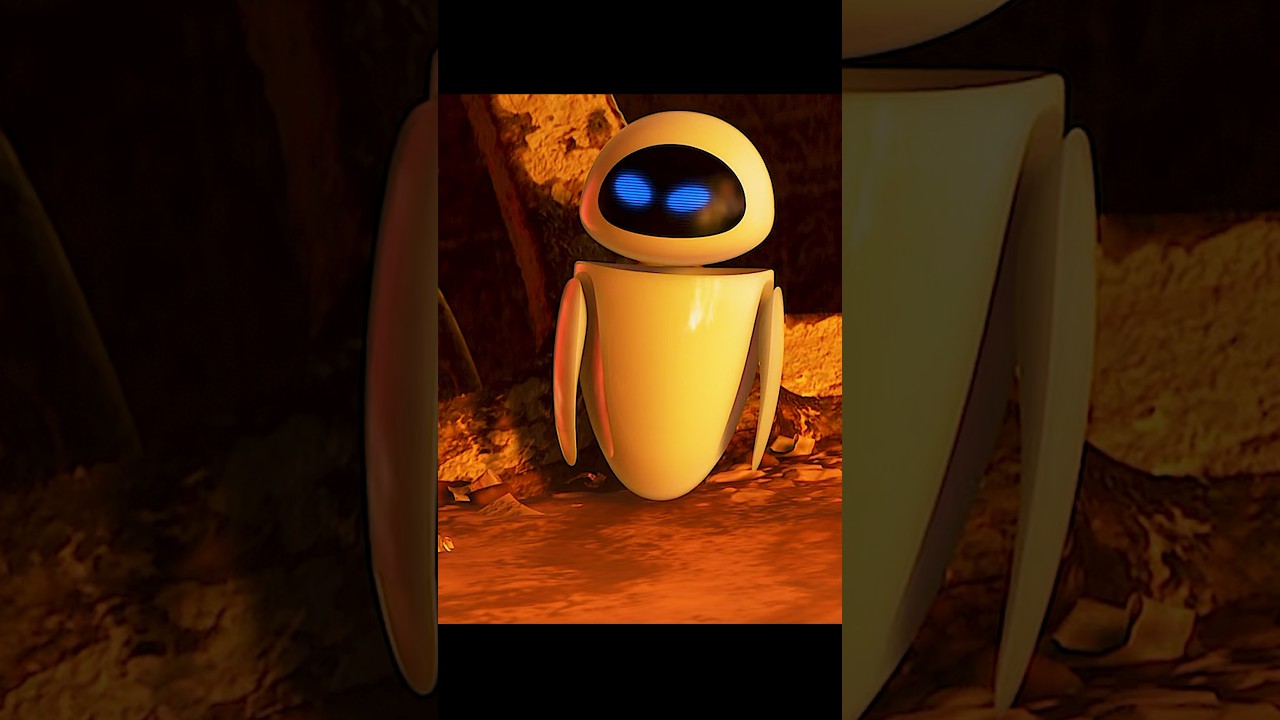 Watch WALL·E and EVE's Heartwarming First Encounter 🤖✨