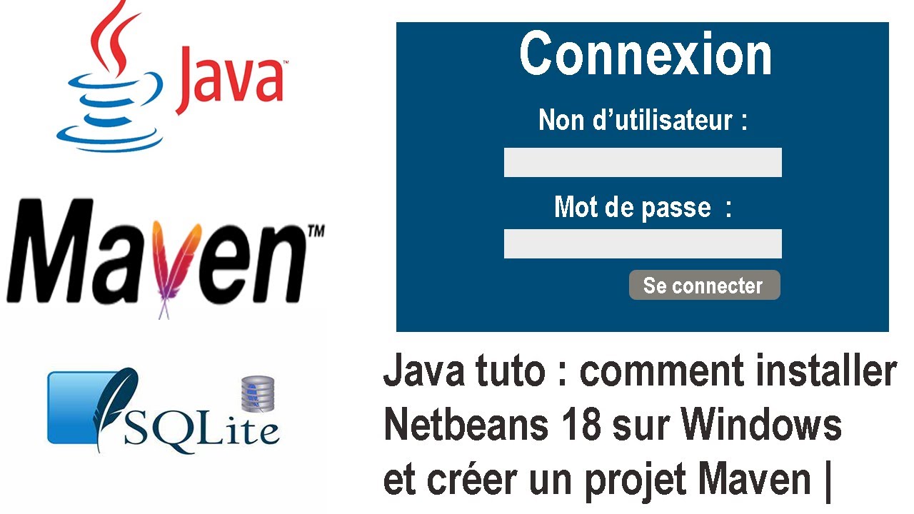 Installer NetBeans 18 et créer un projet Maven sous Windows