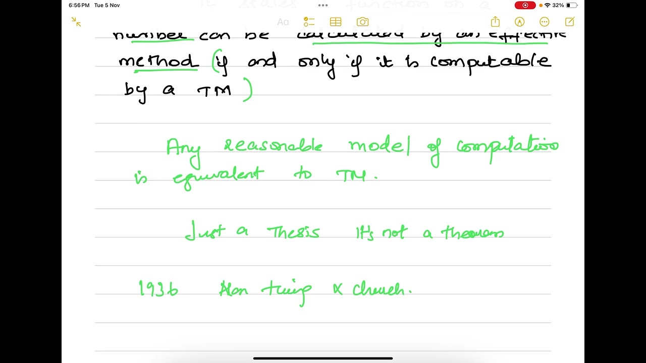 Church-Turing Thesis Explained π€