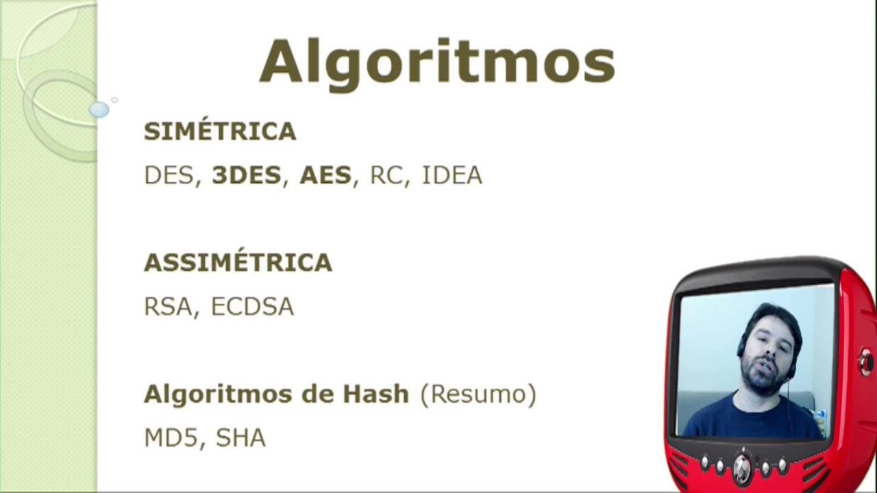 Algoritmos de Criptografia - Segurança da Informação