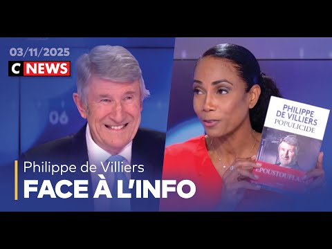 Philippe de Villiers - Face à l'Info / 3 novembre 2025 (CNews)