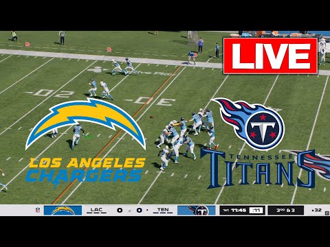 🔴LIVE: Tennessee Titans vs Los Angeles Chargers/ November 2/ Week 9/ Madden NFL 26