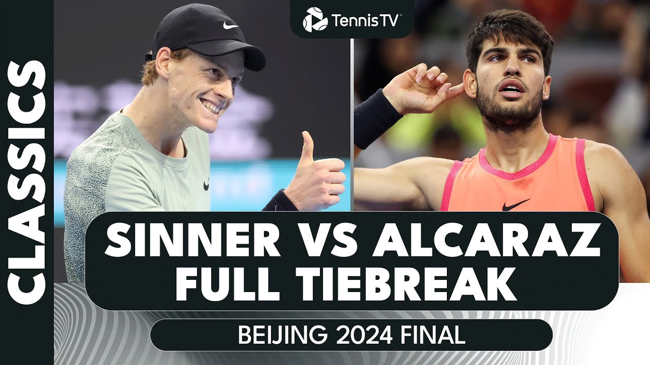 Unbelievable Tiebreak Comeback! Alcaraz Defies Sinner in Beijing 2024 Final ๐