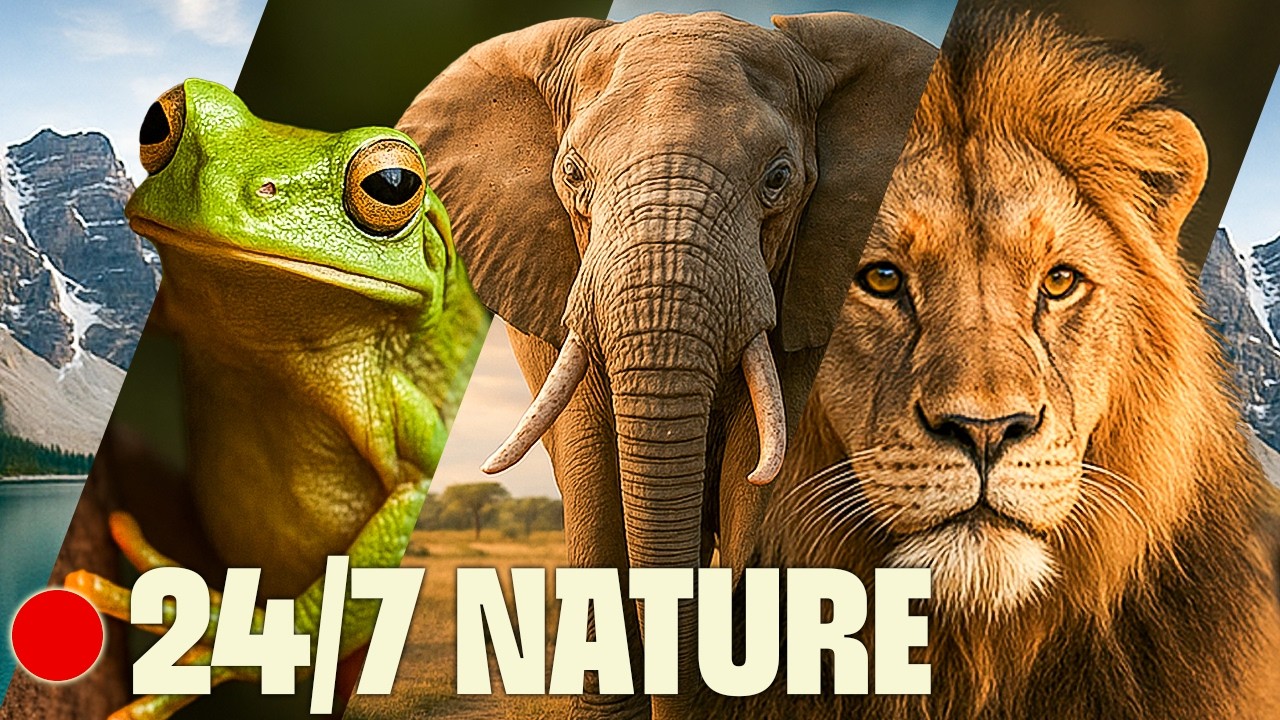 24/7 Nature Documentaries | Wild Animals & Landscapes