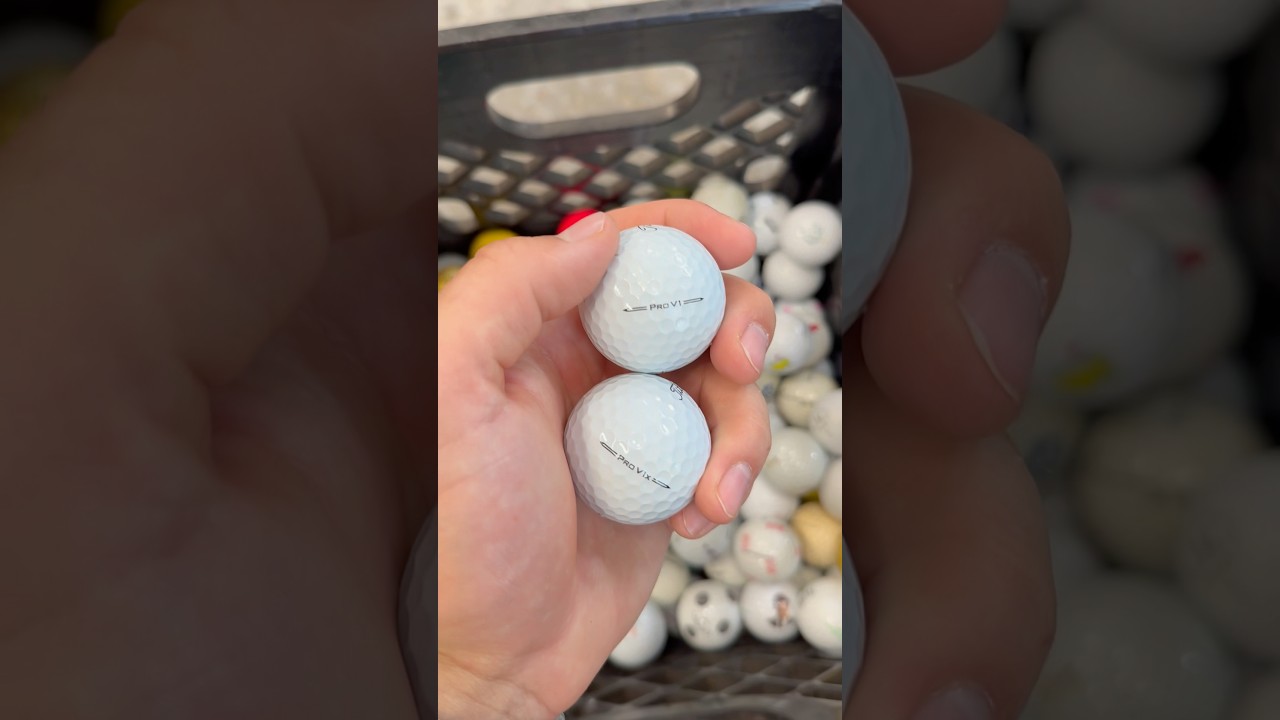 Titleist ProV1 vs. ProV1x - Which one is better? #shorts