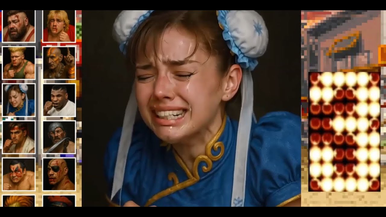 Street Fighter II AI Battle: Game Over & Retry 🕹️