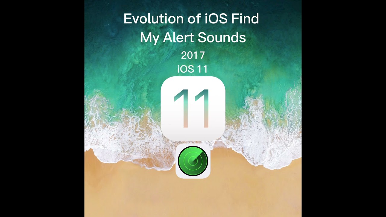 iOS Find My Alert Sounds Evolution 📱