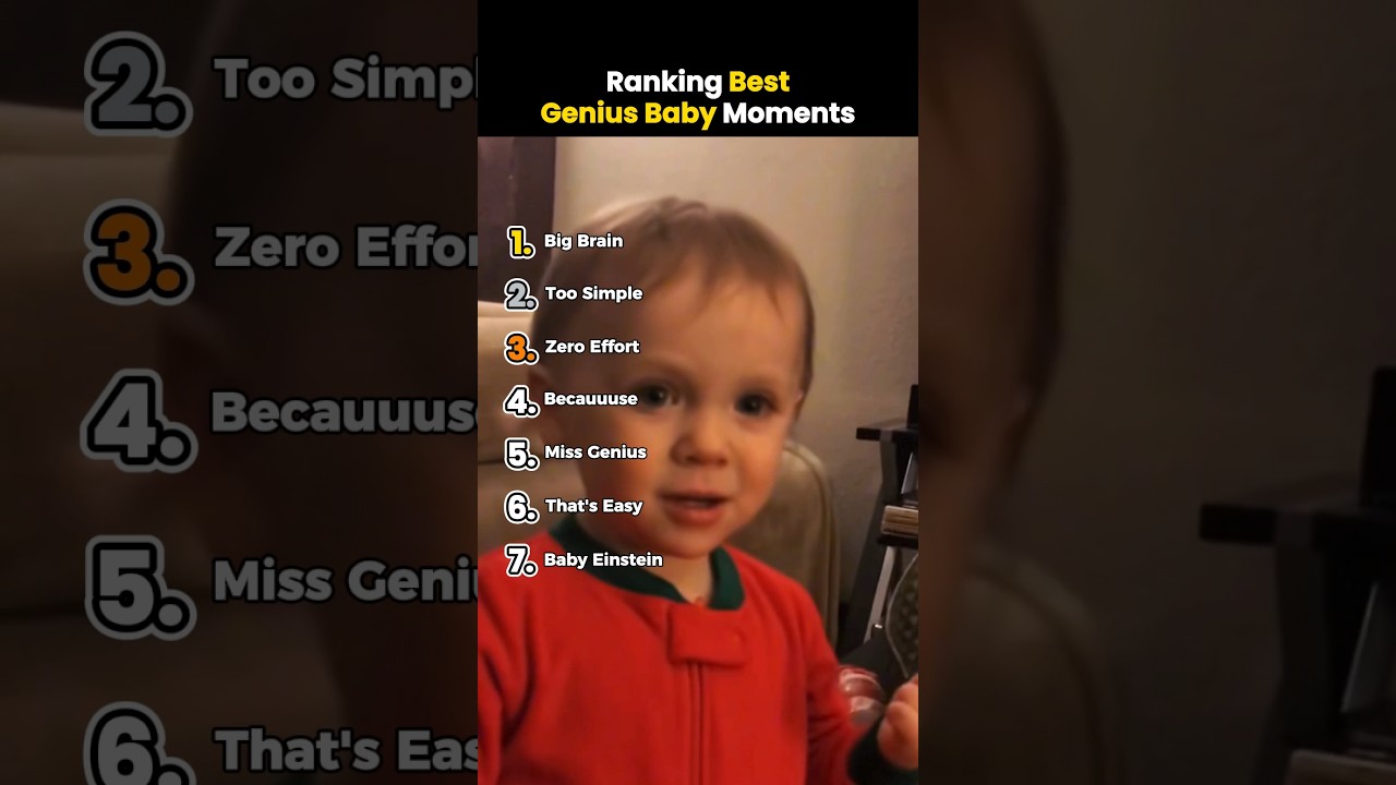 Top Genius Baby Moments That Will Blow Your Mind! 🤯 #Shorts