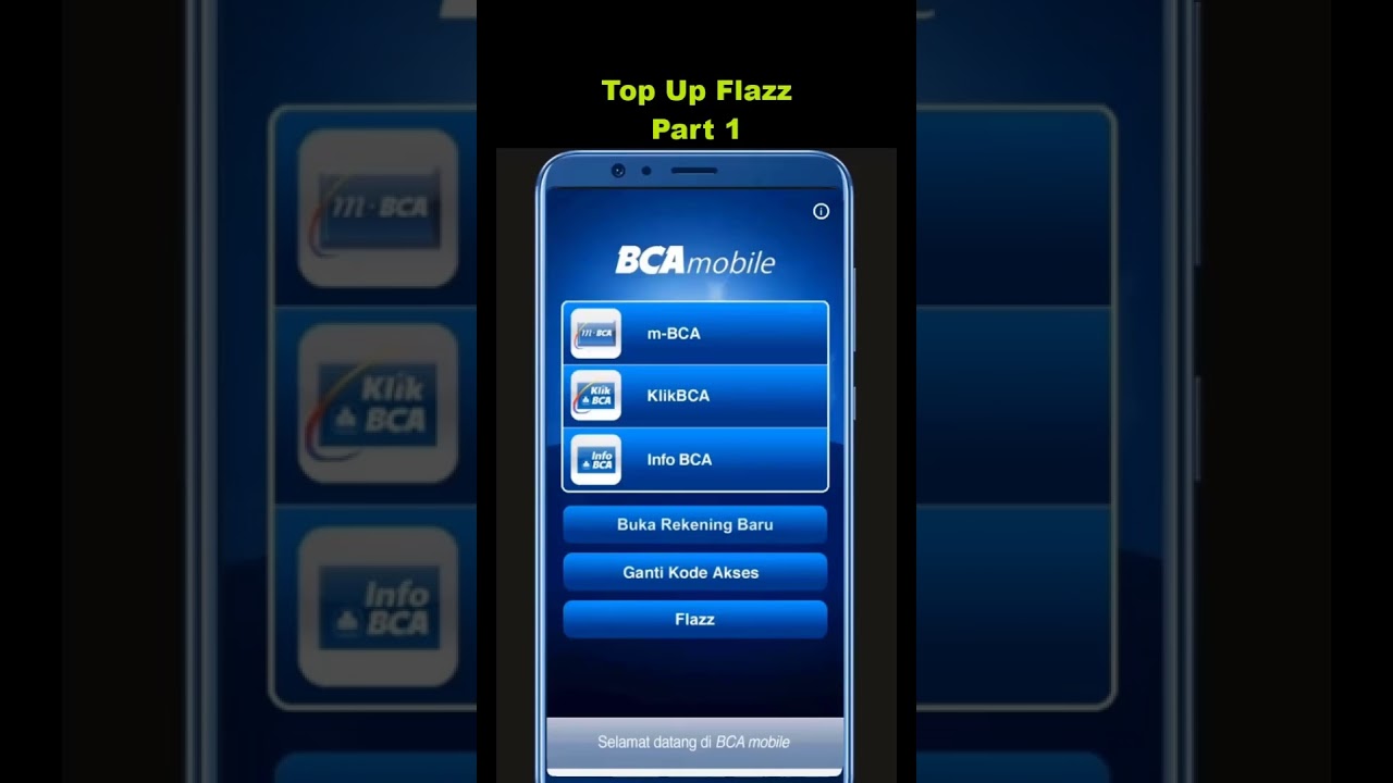 Cara Top Up Kartu Flazz BCA via M-Banking π³