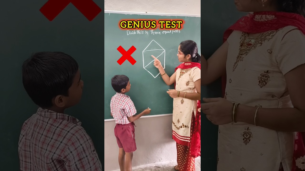 Can You Solve This Genius IQ Puzzle in 3 Equal Parts? 🧠