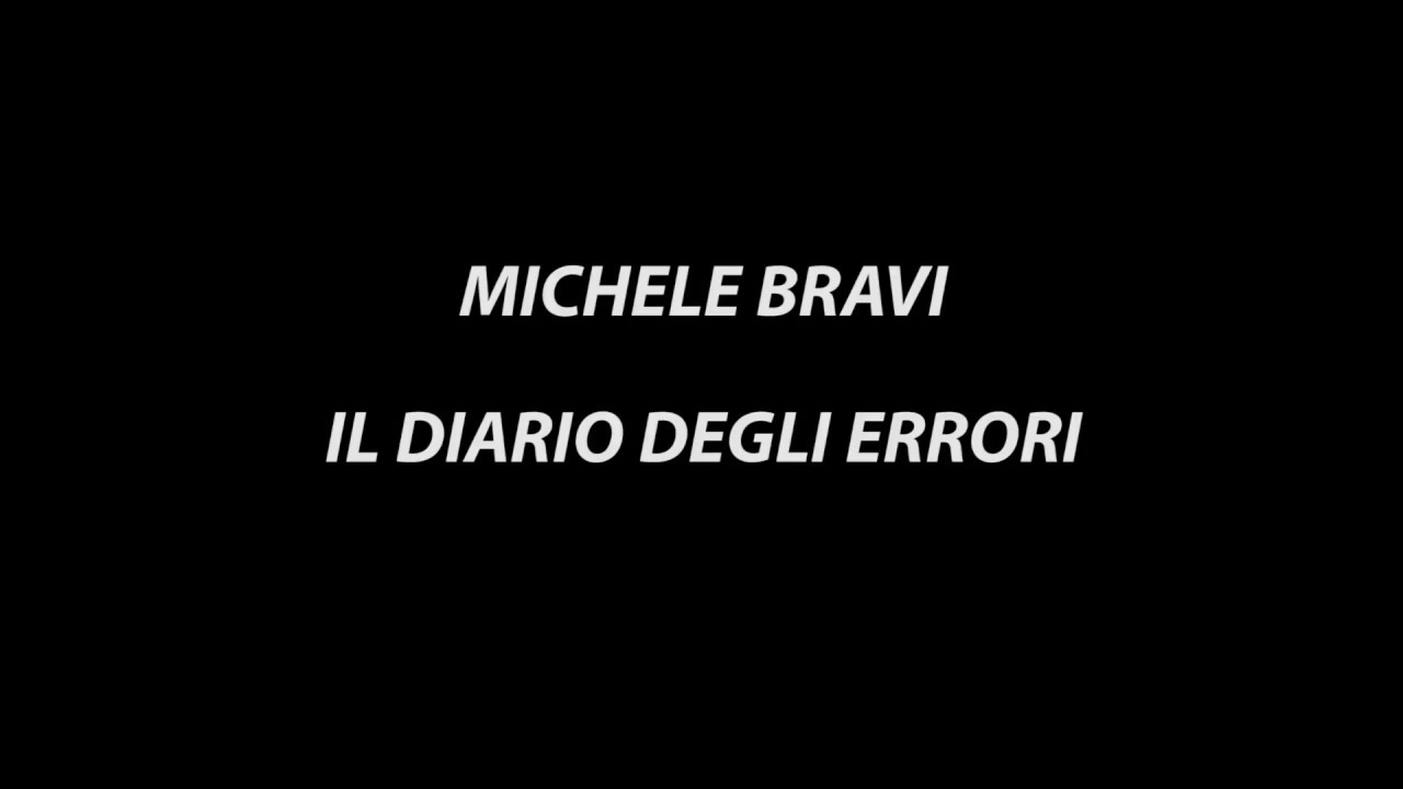 Michele Bravi - Il Diario Degli Errori 🎶