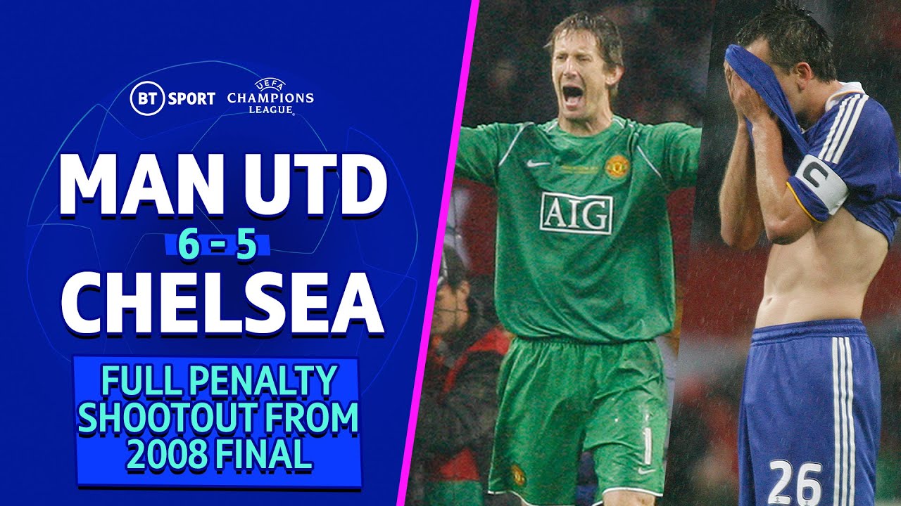 Man Utd's Thrilling Penalty Win vs Chelsea in 2008 Final ⚽