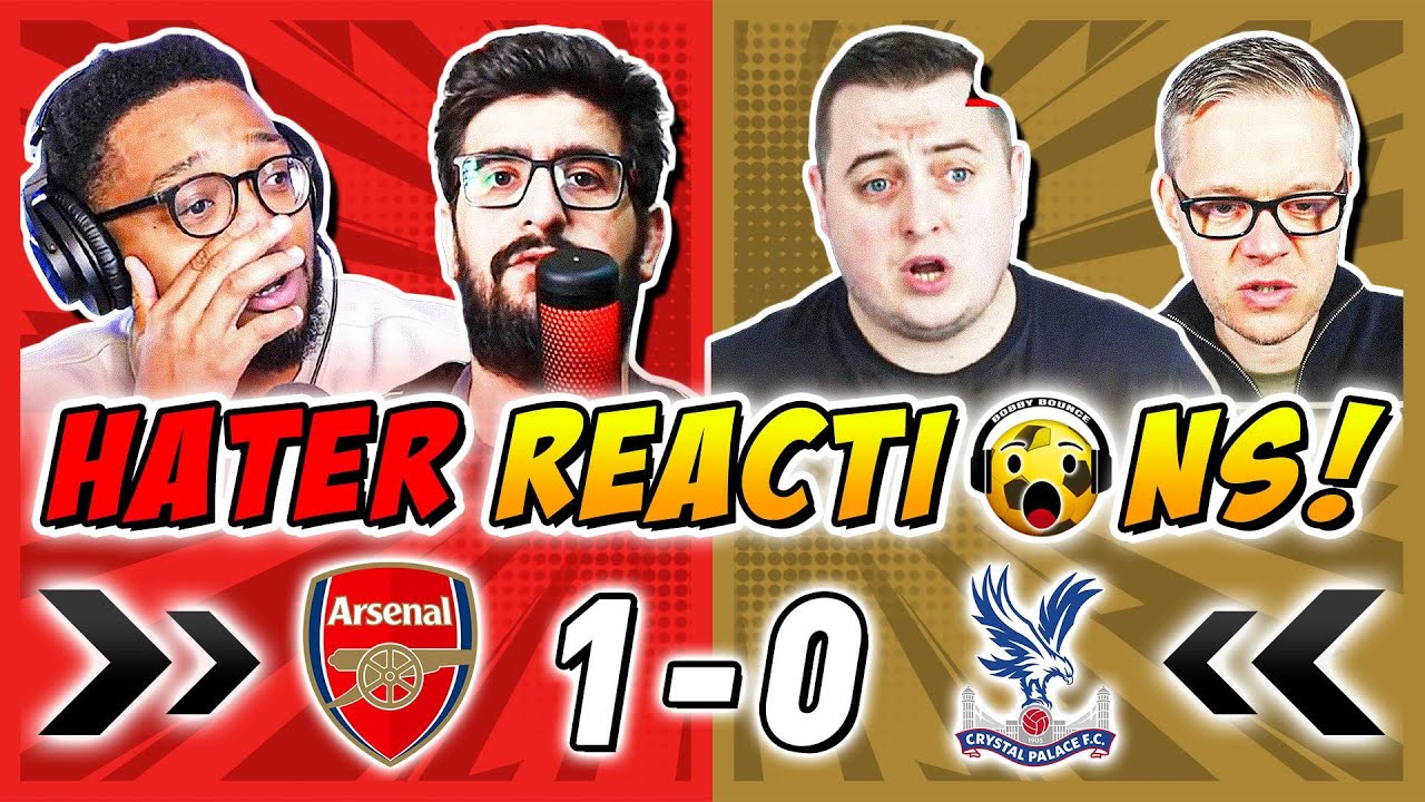 Arsenal Fans Celebrate Narrow 1-0 Win Over Crystal Palace! ⚽ | Rivals & Haters React